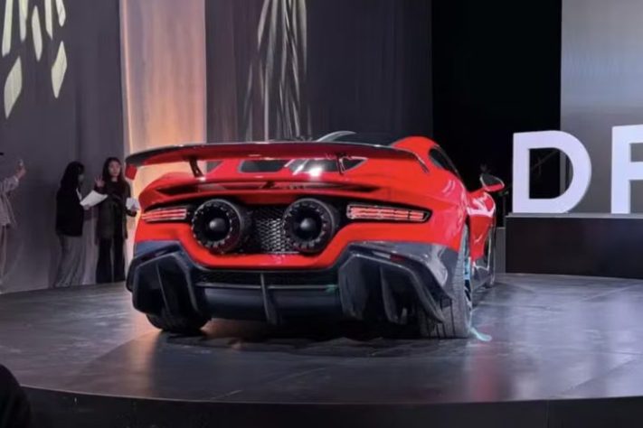 Nebula Next 01 Jet Edition, hipercarro chinês com foguetes que promete ir de 0 a 100 km:h em menos de um segundo – Divulgação/Dreame Technology