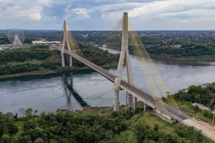 Ponte da Integração Brasil-Paraguai - Divulgação/Ministério dos Transportes