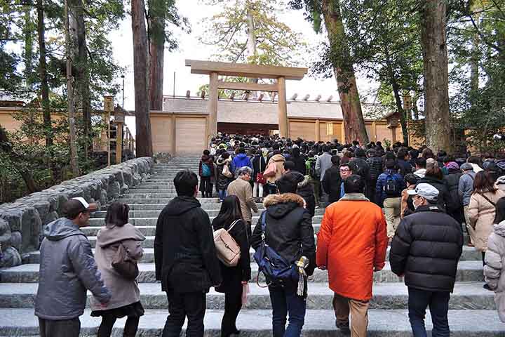 Santuário de Ise, província de Mie, Japão - Tokuzo of Edomura/Wikimédia Commons