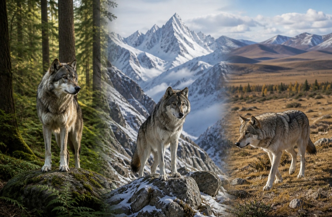 As lobas vivem em diferentes regiões do planeta, incluindo partes da América do Norte, Europa e Ásia. Esses animais conseguem se adaptar a ambientes variados, como florestas, montanhas e áreas mais abertas.