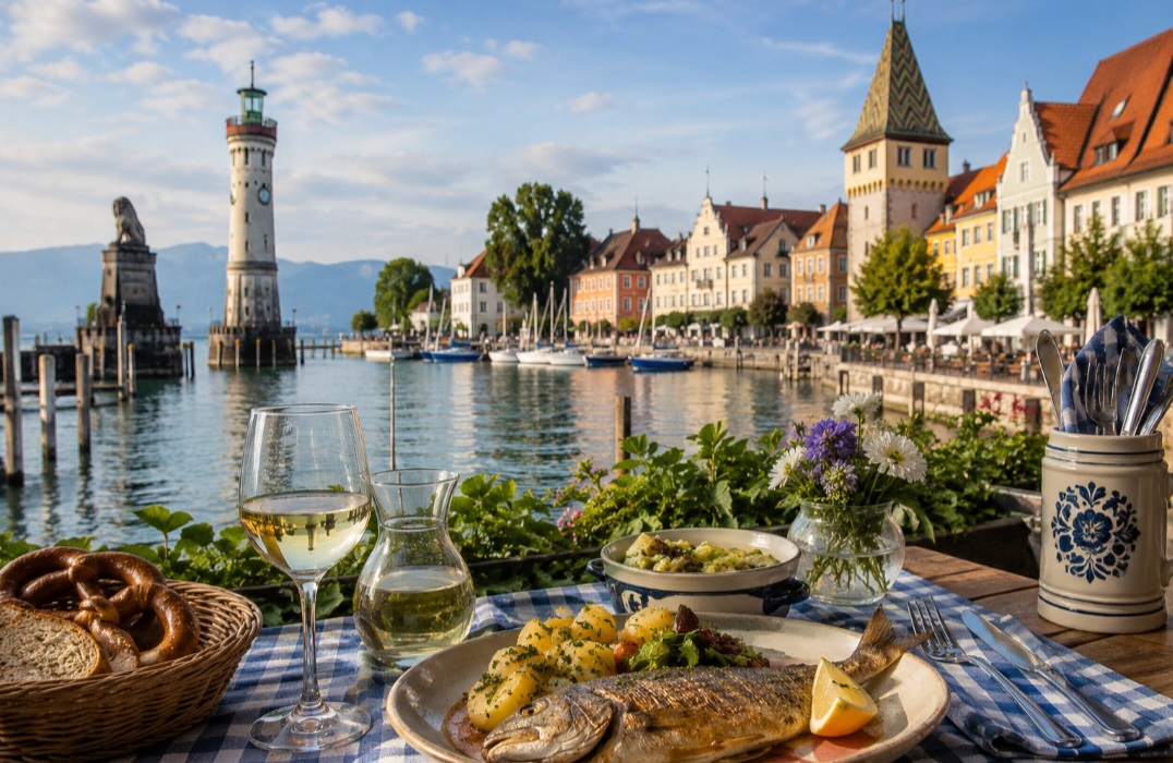 A gastronomia de Lindau reflete tradições bávaras e influências do Lago de Constança, com pratos típicos de peixes frescos e especialidades regionais. Restaurantes valorizam a culinária acompanhada por vinhos produzidos nas vinícolas locais, o que fortalece consideravelmente a identidade cultural. Comer na cidade, portanto, é também vivenciar sua história e tradições.