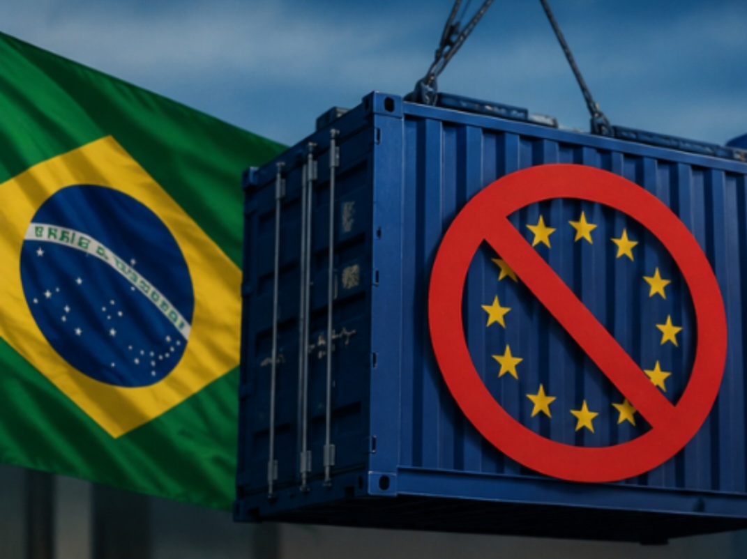 O governo brasileiro informou que vai buscar esclarecimentos junto às autoridades europeias e afirmou que pretende tomar medidas para reverter a situação antes da entrada em vigor do veto.