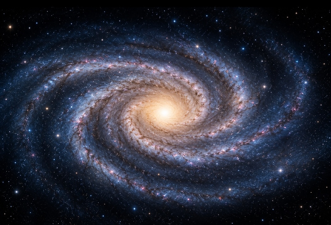 Espiral galáctica
Presente em muitas galáxias do universo, incluindo a Via Láctea. Seus braços ajudam na organização de estrelas e poeira cósmica.