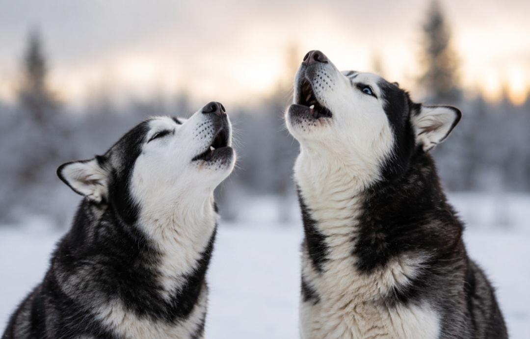 Diferentemente de muitas outras raças, o Husky costuma “conversar” por meio de uivos e sons variados. Esses cães raramente latem em excesso e são conhecidos pelas vocalizações curiosas que chamam atenção dos tutores. 
