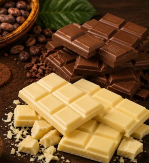 Outro ponto da discussão envolve o sabor. Como não possui sólidos de cacau, o chocolate branco não apresenta o gosto intenso e levemente amargo típico das versões tradicionais. O resultado é um produto mais doce, cremoso e suave, frequentemente associado a baunilha e leite.