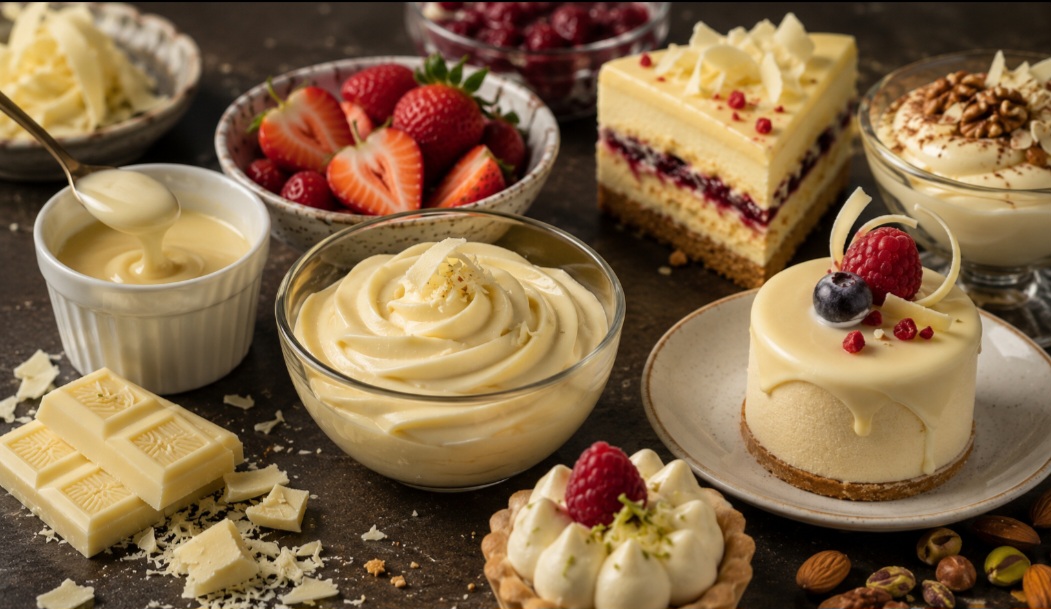 Em receitas culinárias, o chocolate branco ganhou espaço em mousses, coberturas, recheios e sobremesas sofisticadas. A textura cremosa facilita combinações com frutas ácidas, castanhas e cafés. Mesmo com as controvérsias, ele continua sendo bastante consumido em vários países.