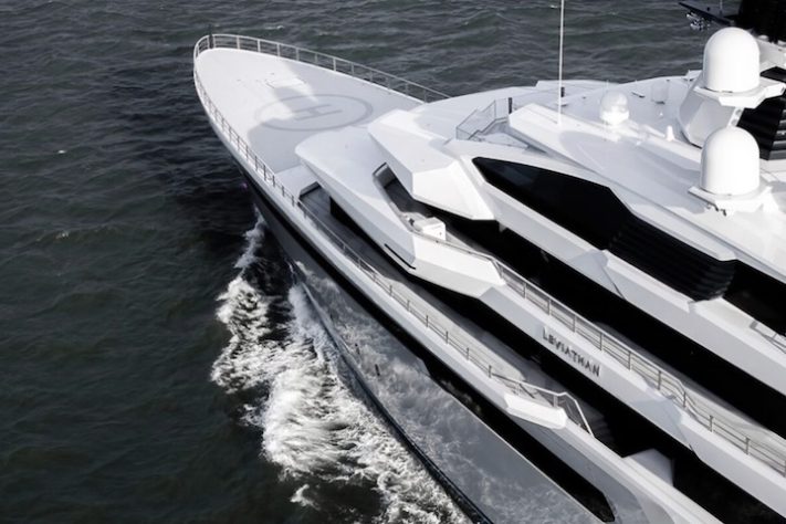 Superiate 'Leviathan', do dono da Valve, custou meio bilhão de dólares - Divulgação/Oceanco