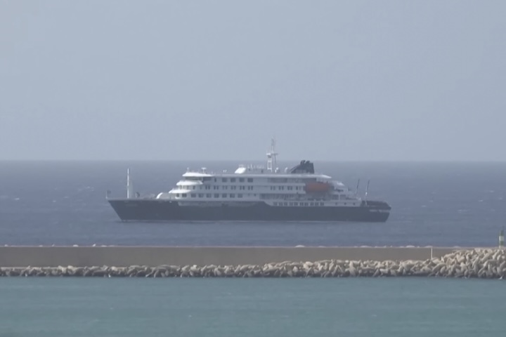 Surto de Hantavírus em cruzeiro deixa mortos; navio partiu da Argentina – Reprodução/SBT