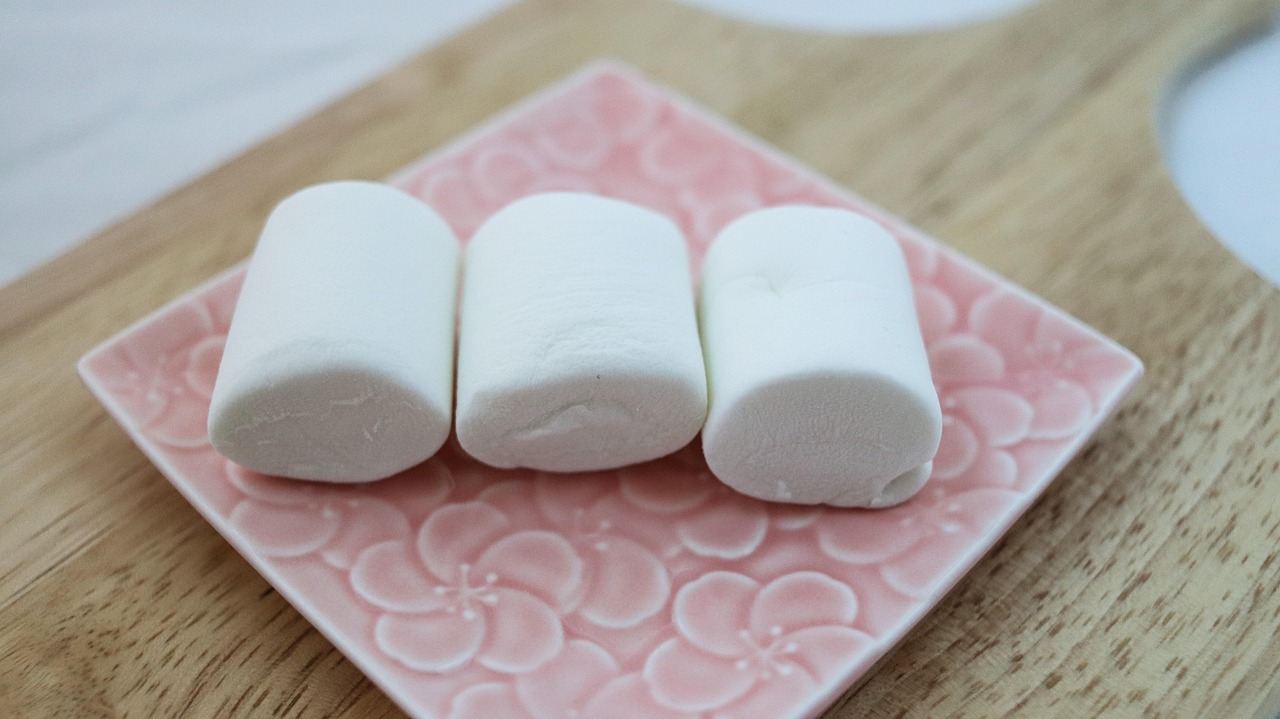 O marshmallow é um doce macio e aerado que ganhou o mundo, mas sua origem remonta ao uso medicinal da planta Althaea officinalis. Antigamente, a raiz era usada para aliviar dores de garganta e problemas digestivos, até que a receita evoluiu para um doce açucarado.  -  (crédito: Imagem de ally j por Pixabay)