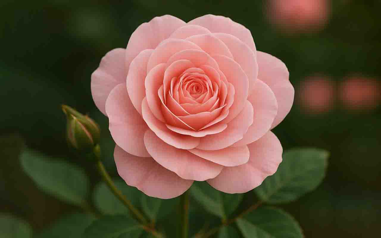 A rosa é uma das flores mais antigas cultivadas pelo ser humano, com registros que remontam a mais de 5 mil anos na Ásia Central. Símbolo de beleza e amor, ela atravessou séculos como uma das flores mais admiradas do mundo. -  (crédito: Imagem gerada por i.a)