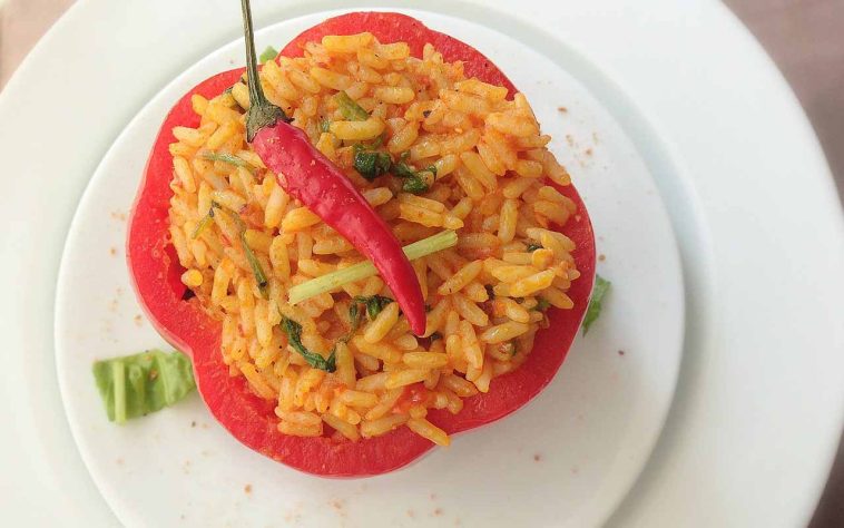 Arroz Jollof, tradicional na África