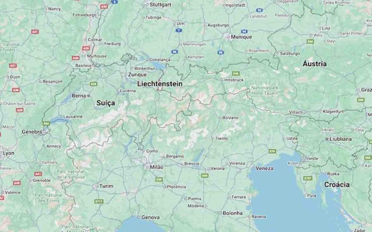 Liechtenstein - Reprodução/Google Maps 