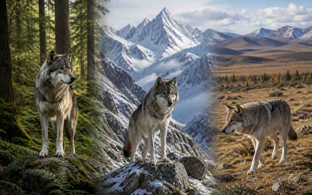 As lobas vivem em diferentes regiões do planeta, incluindo partes da América do Norte, Europa e Ásia. Esses animais conseguem se adaptar a ambientes variados, como florestas, montanhas e áreas mais abertas.