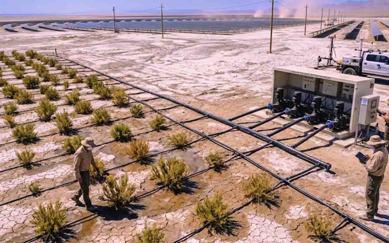 Entre as medidas adotadas está a introdução de plantas capazes de sobreviver em ambientes extremamente salinos. No início de 2025, cientistas chineses enviaram ao Uzbequistão mais de uma tonelada de sementes e centenas de variedades resistentes ao sal e à seca, destinadas à criação de áreas experimentais e futuros programas de restauração ecológica.