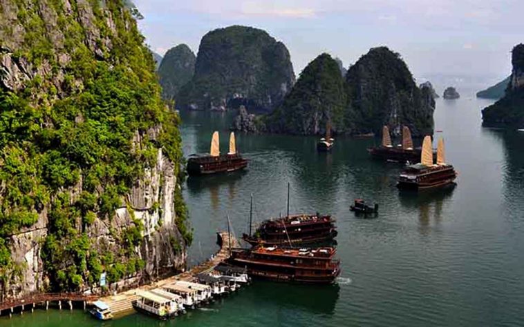 Baía Bai Tu Long, Vietnã - Reprodução do Flickr David McKelvey