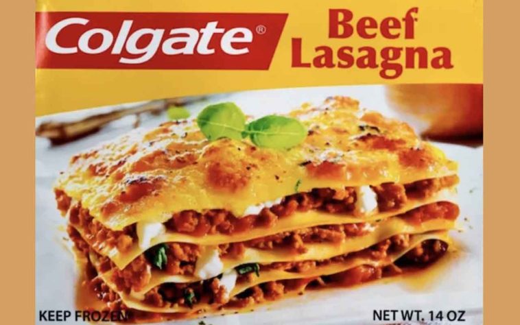 Lasanha Colgate - Reprodução/Museum of Failure