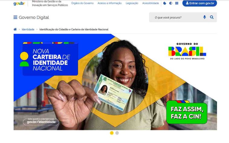 Nova Carteira de Identidade 