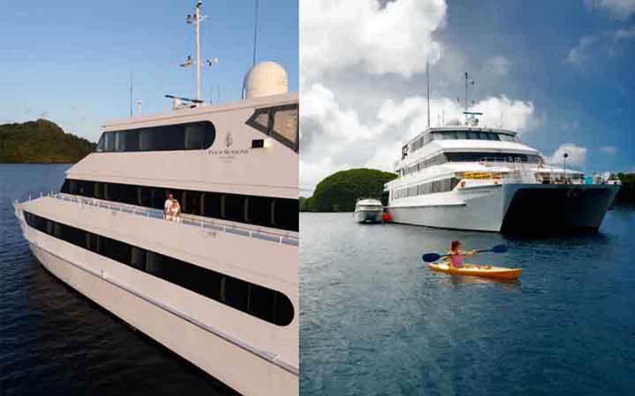 16º) Four Seasons Explorer, Palau: Os hóspedes desse megaiate de luxo contam com um centro de mergulho cinco estrelas, no qual é possível observar recifes de corais e mais de 1.400 espécies de peixes.