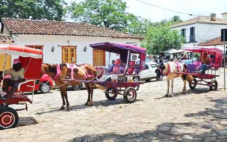 Poços de Caldas encerra serviço de charretes a cavalo