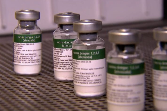 Aplicação da vacina da dengue do Butantan foi suspensa – Reprodução/GloboNews