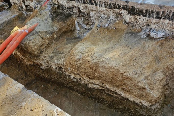 Estrada romana de 2 mil anos é descoberta em Londres – Divulgação/Museum of London Archaeology