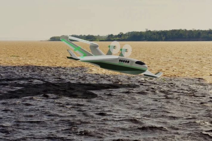 Startup brasileira desenvolve o Volitan, barco voador – Divulgação