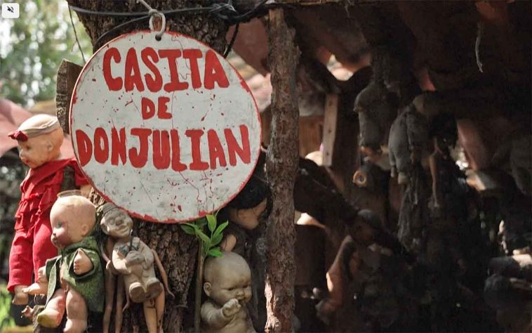 Ilha das Bonecas (Isla de las Muñecas) Cidade do México - Reprodução do Youtube Canal AFP