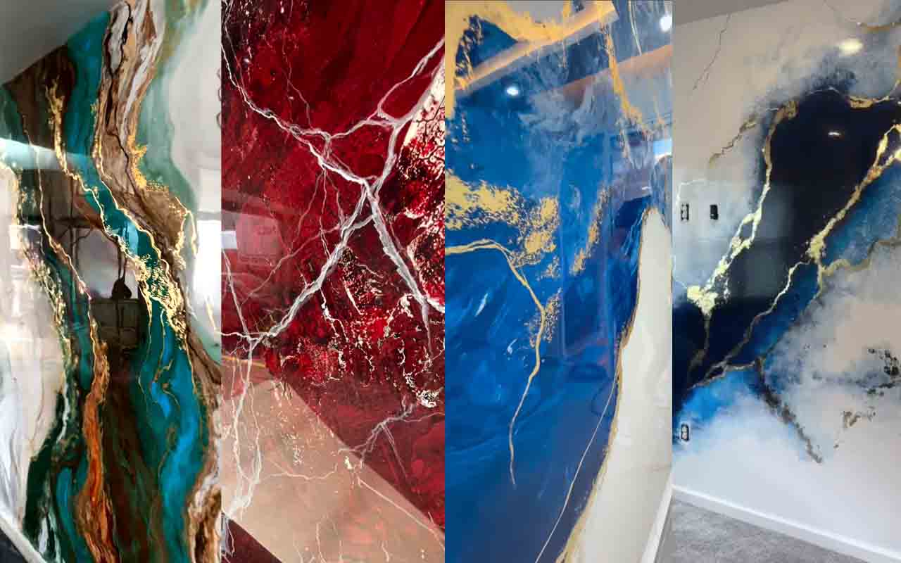 O revestimento especial inclui técnicas como efeito marmorizado, degradê ou metalizado, criando paredes exclusivas. É uma opção acessível e versátil, adaptando-se a diferentes estilos decorativos. Além da estética diferenciada, permite renovar ambientes com rapidez e impacto visual imediato, podendo ser feita com tintas laváveis para maior praticidade.
