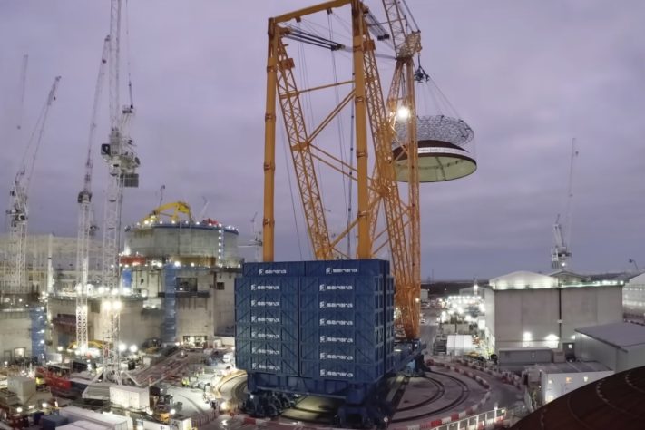 Big Carl, maior guindaste do mundo – Reprodução/EDF Energy