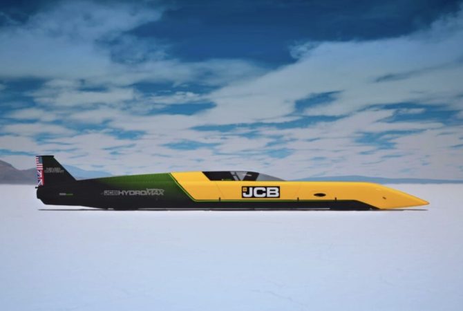 Mais de 500 km/h: empresa britânica que faz tratores tenta quebrar próprio recorde de velocidade com supercarro movido a hidrogênio