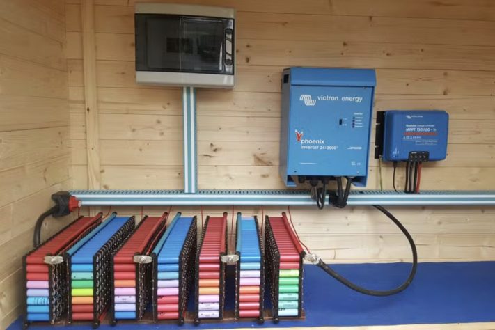 Projeto do usuário Glubux está fornecendo energia para a casa inteira – Reprodução/Glubux/Second Life Storage