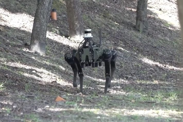 Em meio a tensões com a China, Taiwan apresenta três versões de cães-robôs militares – Reprodução/YouTube APT