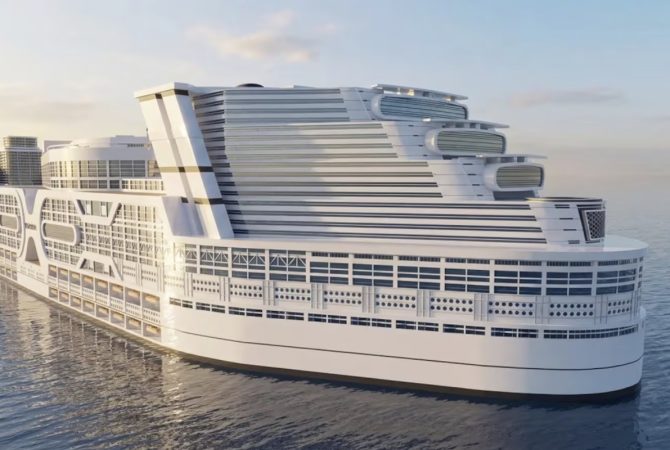 ‘Freedom Ship’: projeto bilionário pretende transformar navio em cidade flutuante para 80 mil pessoas