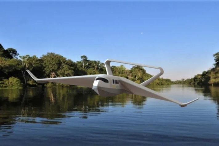 Startup brasileira desenvolve o Volitan, barco voador – Divulgação/AeroRiver