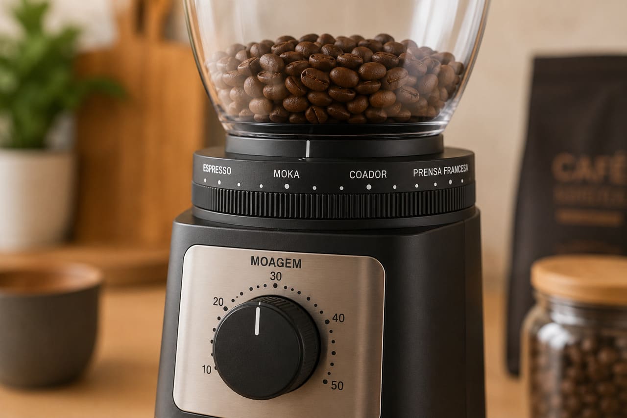 Para quem utiliza diferentes métodos de preparo, os moedores de café com ajuste de granulometria são os mais indicados, pois permitem adaptar a moagem para cada tipo de extração. 
