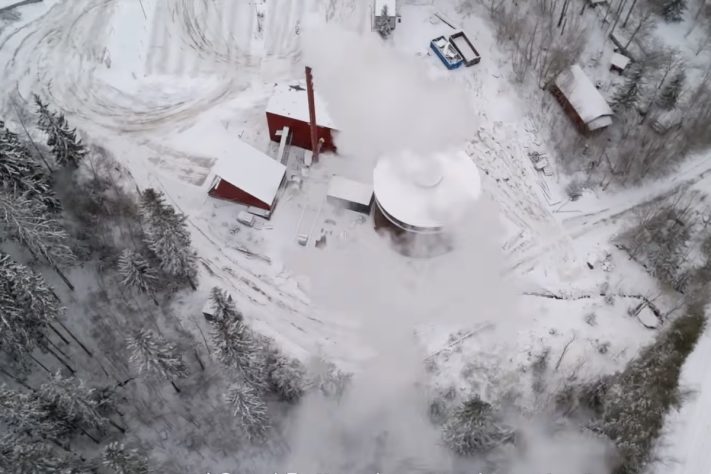 Novo sistema armazena energia em forma de calor ao aquecer areia a centenas de graus celsius – Divulgação/Polar Night Energy