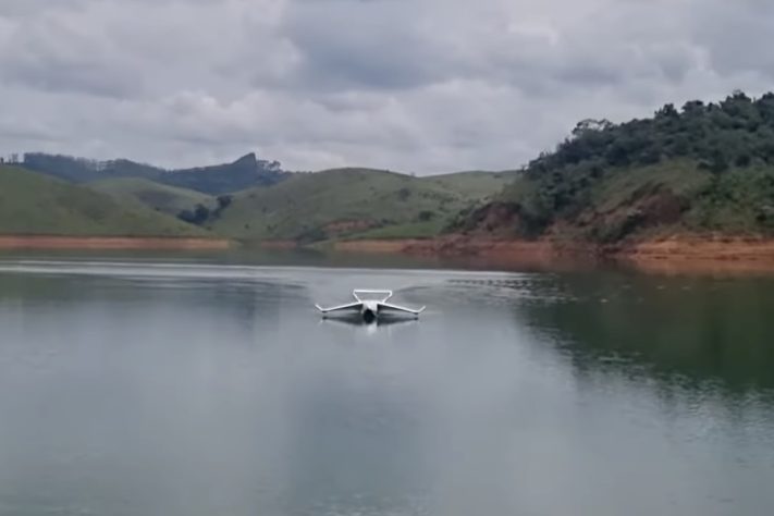 Startup brasileira desenvolve o Volitan, barco voador – Reprodução 