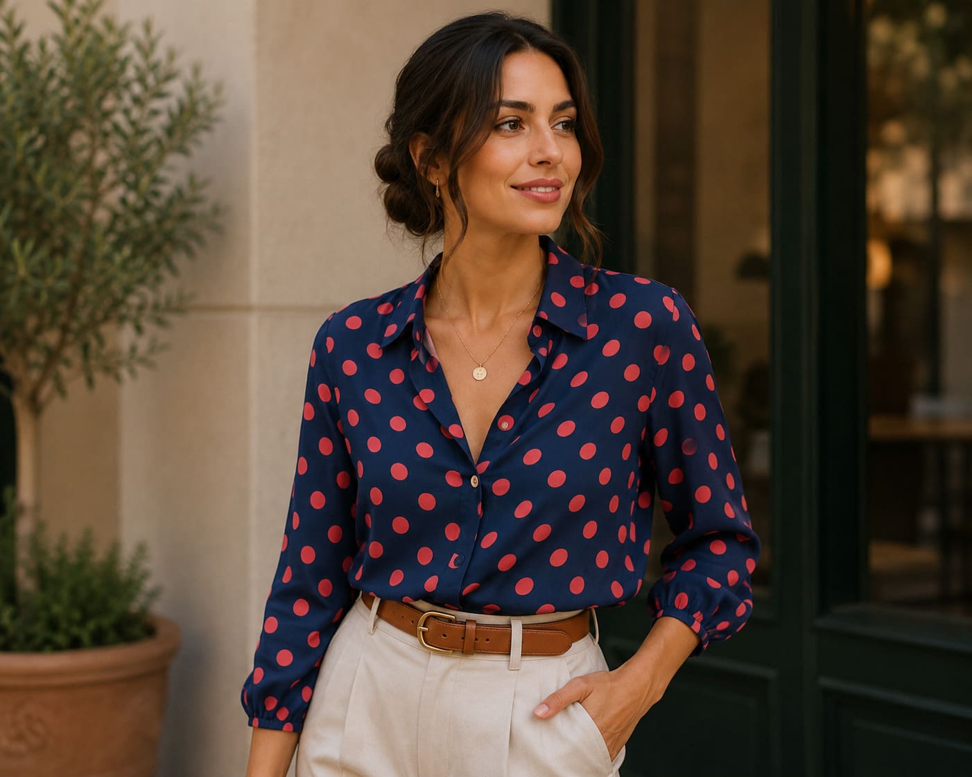 Mesmo após mais de um século de história, a blusa de poá continua presente nas coleções de moda e nas ruas. Sua capacidade de unir tradição, elegância e praticidade explica por que ela segue sendo considerada uma alternativa simples para sair do básico sem abrir mão do estilo.