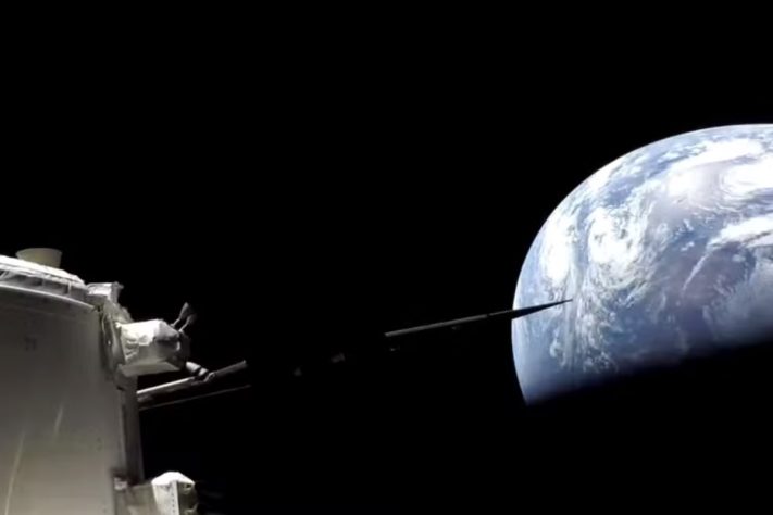 Artemis II inicia retorno para a Terra – Reprodução/Nasa