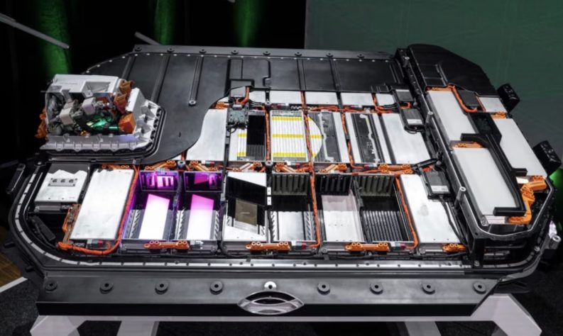 Bateria de carro elétrico – Divulgação/Audi