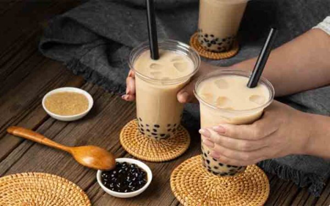 Bubble tea, bebida exótica, também chamada de chá de bolhas - Imagem Freepik