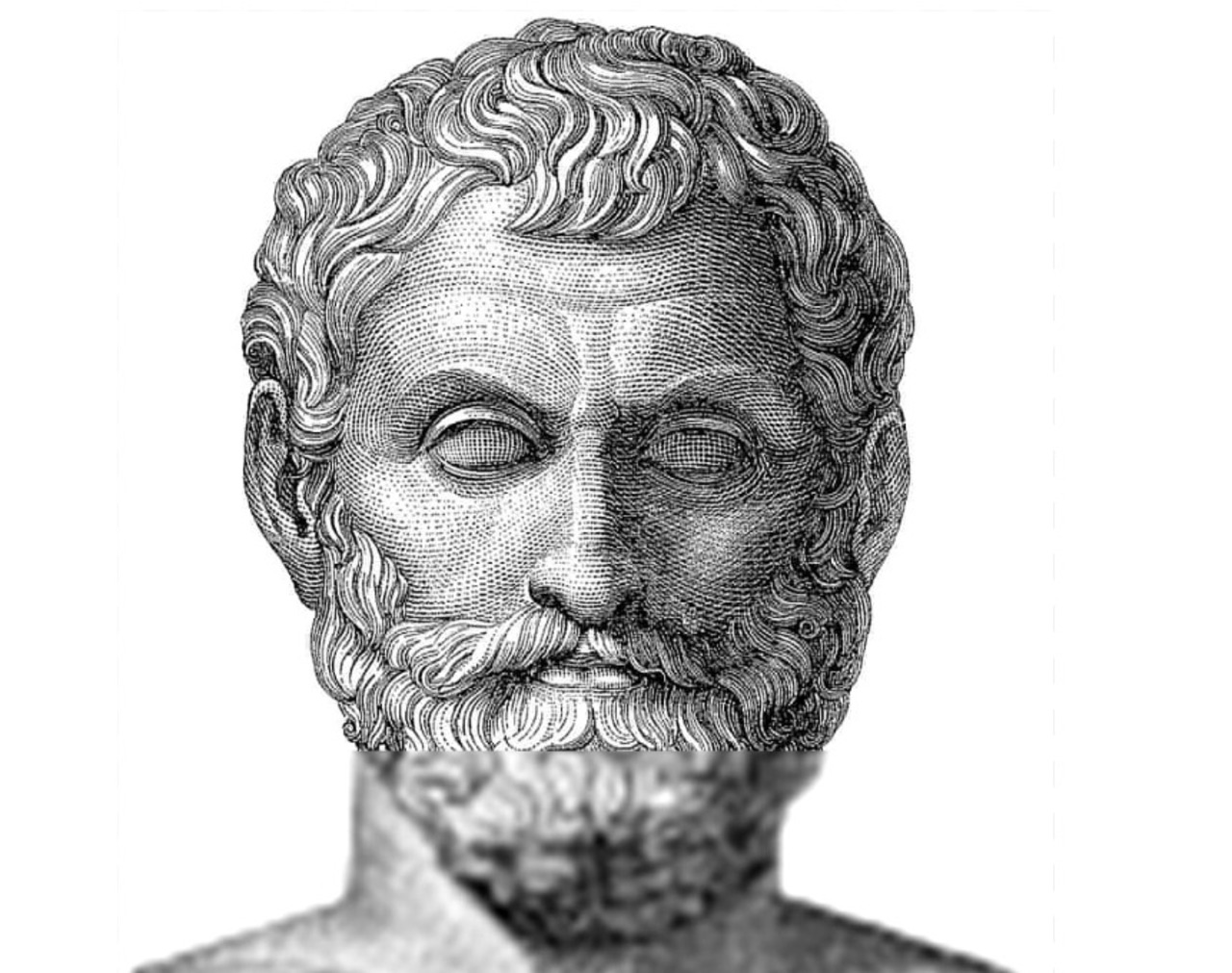 Considerado o primeiro filósofo grego, Tales de Mileto acreditava que a água era o princípio de todas as coisas. Sua visão inaugura a tradição racional de explicar o mundo sem recorrer apenas ao mito, abrindo caminho para a investigação científica.