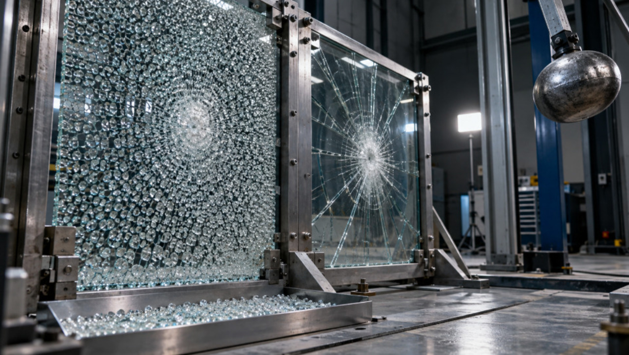 A engenharia criou vidros temperados e laminados para resistir melhor a impactos. A têmpera térmica pode tornar o material até cinco vezes mais resistente que o vidro comum. Em caso de quebra, ele se fragmenta em pequenos pedaços menos cortantes, reduzindo o risco de ferimentos graves.