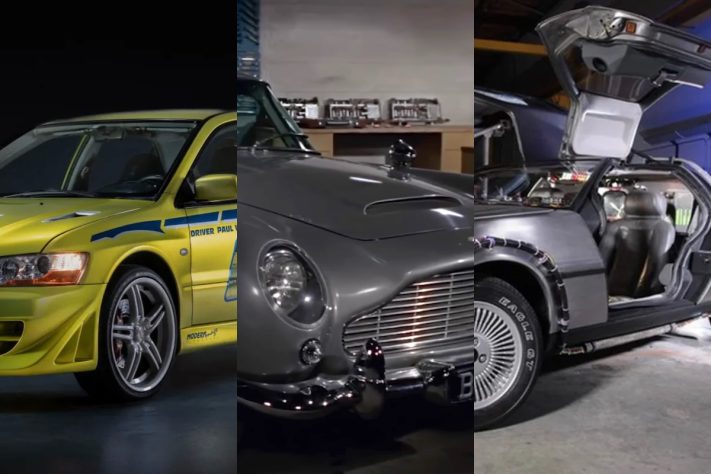 Carros icônicos do cinema valem milhões na vida real – Montagem/Divulgação/Reprodução