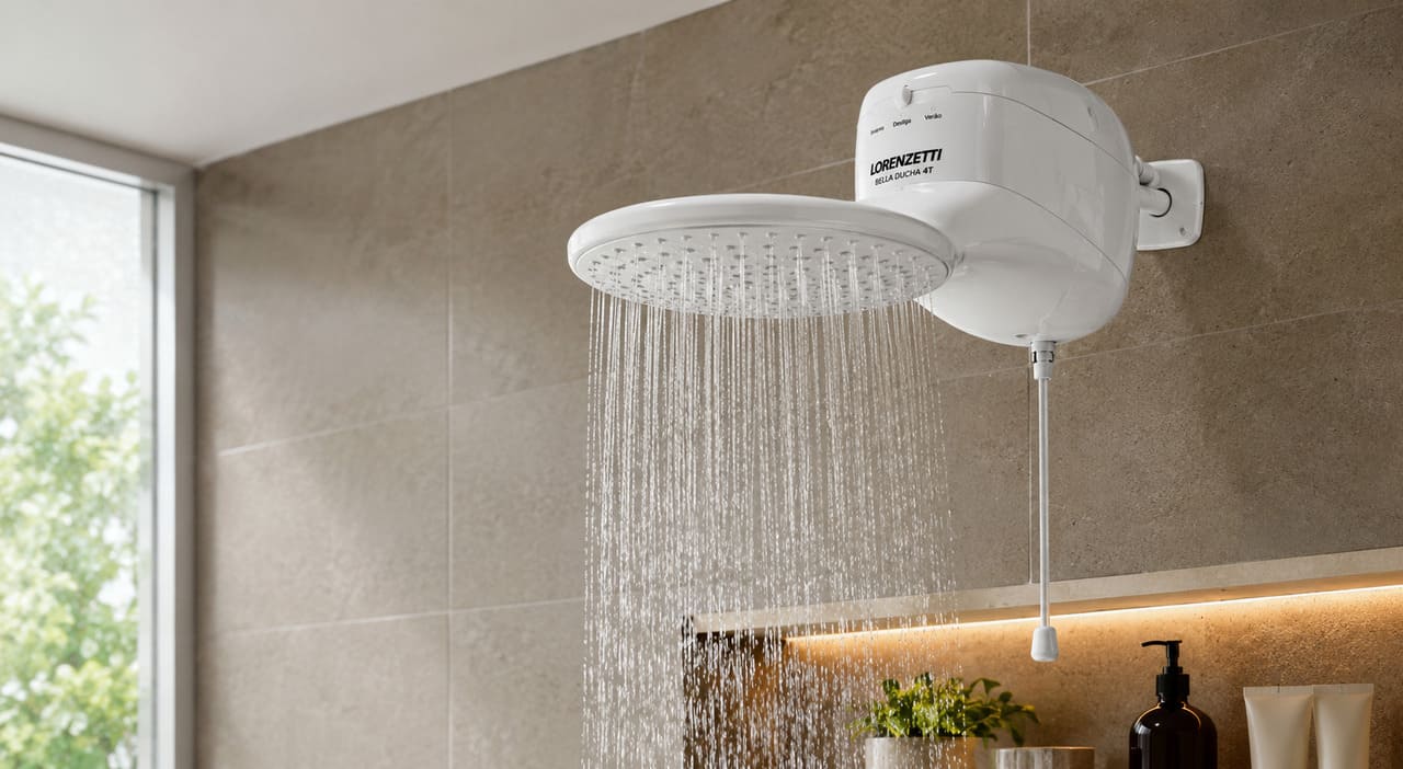 O chuveiro elétrico tradicional tornou-se especialmente popular no Brasil. Nesse sistema, uma resistência interna aquece a água instantaneamente durante o banho. A combinação de custo acessível e praticidade ajudou a consolidar sua presença em milhões de residências.