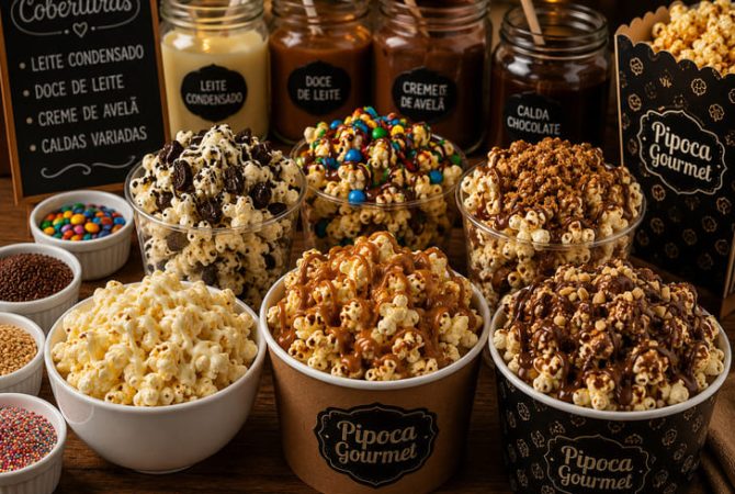 Pipoca: lanche que conquistou gerações ganhou novas versões para todos os gostos