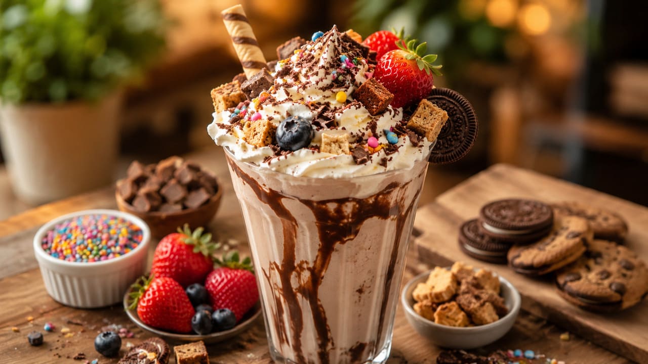 As coberturas também ganharam destaque. Chantilly, raspas de chocolate, confeitos coloridos, pedaços de biscoito e frutas frescas costumam ser adicionados para criar versões mais elaboradas e visualmente atrativas.