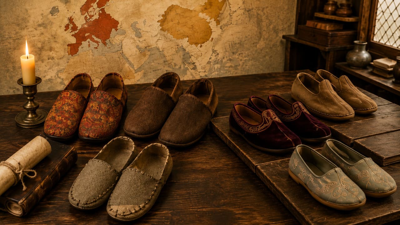 Ao longo do tempo, as pantufas passaram por diversas transformações. Inicialmente confeccionadas de forma artesanal, muitas vezes com tecidos nobres destinados às classes mais altas, elas se popularizaram com a produção industrial e se tornaram acessíveis para diferentes públicos e faixas de renda.