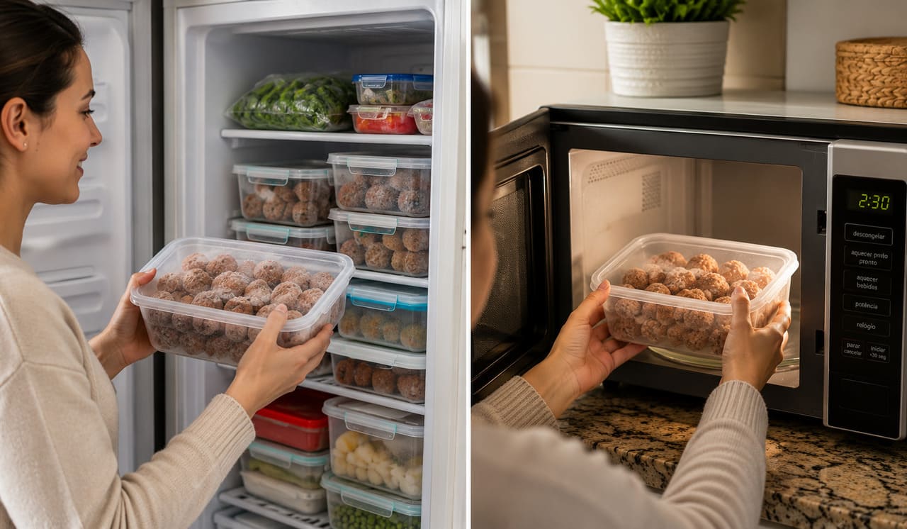 Além do sabor, as almôndegas se destacam pela praticidade. Podem ser preparadas em grandes quantidades, congeladas e utilizadas em diversas receitas ao longo da semana, o que ajuda a explicar por que continuam presentes em cozinhas de diferentes partes do mundo.