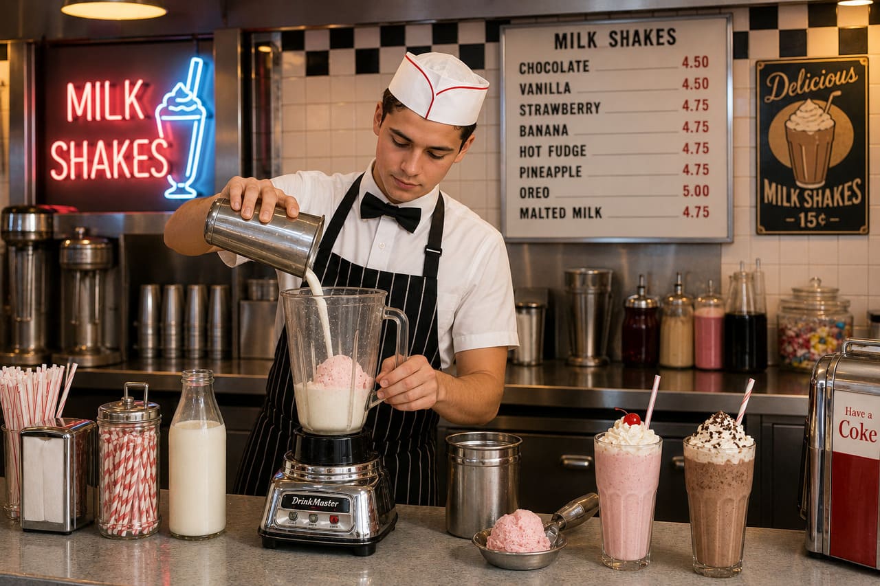 A modernização da receita levou ao surgimento dos chamados milk-shakes gourmet. Essas versões costumam utilizar ingredientes diferenciados, combinações criativas e decoração caprichada, transformando a bebida em uma experiência completa.